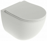 WC-pott, seinapealne Ravak Chrome AquaSpin, kaanega, 360 mm x 501 mm