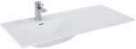 Vannitoa kraanikauss Elita Skappa 145935, keraamiline, 101 cm x 46.6 cm x 1.8 cm, valge v.