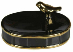Seebialus Splendid Pouli, must v., 12.5 cm x 8.5 cm