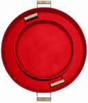 Serveerimisaluse komplekt Hermia M0185 - 1, 51 cm x 3 cm, 51 cm, &Oslash; 51 cm, 2 tk, Punane v.
