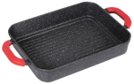 K&uuml;psetusvorm Kinvara Roaster, must v./punane v., 32 cm x 25 cm