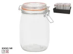 Purk Kitchen&GO Hermetic Jar, 103 mm, 1 l, l&auml;bipaistev v./oranž v.
