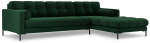 Nurgadiivan Cosmopolitan Design Bali, must v./roheline v., parem, 185 x 293 cm x 75 cm