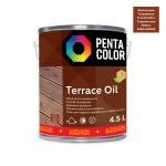 Terrassi&otilde;li Pentacolor Terrace Oil, tumepruun v., 4.5 l