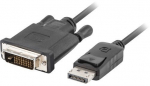 Juhe Lanberg DisplayPort to DVI-D DisplayPort male, DVI-D male, 1 m, must v.