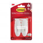 Konks 3M, valge v., 2 tk