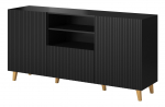 Kummut Cama Meble Pafos, must v., 82 cm x 150 cm x 40 cm