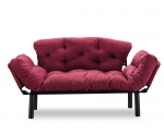 Diivanvoodi Hanah Home Nitta Maroon, punane v., 155 x 85 cm x 73 cm
