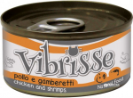 Kassi m&auml;rgtoit Croci Vibrisse Natural Chicken and Shrimps, kanaliha/mereannid, 0.07 kg