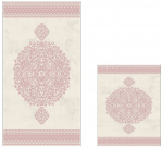Vannitoamattide komplekt Foutastic 510602 299ANR1679, heleroosa, 60 cm x 150 cm