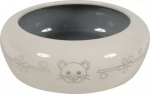 N&auml;riliste kauss Zolux Ceramic Bowl, 13 cm x 13 cm x 4.7 cm, 0.25 l, pruun