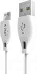 Kaabel Dudao L4M USB, Micro USB, 2 m, valge v.