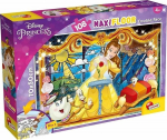 Pusle Lisciani Maxi Floor Disney Princess Double-Face 304-91775, 70 cm x 50 cm, 108 tk, mitmev&auml;rviline