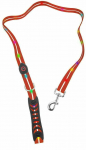 Koera rihm Doggy Village Signal Leash MT7120, punane v., 1.2 m x 25 mm