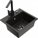 K&ouml;&ouml;givalamu Mexen Milo 6505-75-670300-70-B, graniit, 43.5 cm x 41 cm x 17.1 cm, must