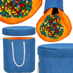 Kott m&auml;nguasjade jaoks Springos HA0129, 27 l, sinine/oranž, 30 x 30 x 30 cm