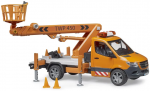 Ehituss&otilde;idukid Bruder Mercedes Benz Sprinter Work Platform, 1:16, oranž v.