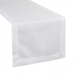 Piklik laudlina ristk&uuml;likukujuline Stella 2, valge, 40 x 140 cm