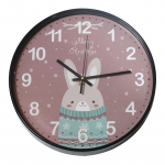 Kvartsseinakell Besk Rabbit, roosa, 30 cm x 30 cm, 30 cm