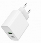 Telefoni laadija Gembird, USB Type C/USB Type A, valge v.