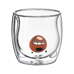 Topeltseinaga klaasist tass Ambition Verre Teddy Bear, l&auml;bipaistev v., 0.300 l