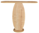 Konsoollaud Kalune Design Ellittica, safiir tamm v., 100 cm x 30 cm x 81 cm