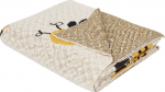 Pleed Beliani Bees, kollane v./must v./beež v., 130 cm x 170 cm