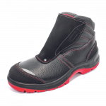 T&ouml;&ouml;saapad meeste Panda Safety Nuovo Speciale MF S1P SRC, ilma s&auml;&auml;reosata, ilma soojenduseta, must v./punane v., 46 suurus