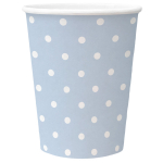 &Uuml;hekordne tass PAW Blue Dots, 250 ml, 8 tk