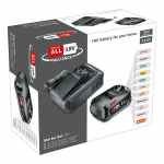 Komplekt Bosch 1X2.5AH + AL 18V-44, 18 V