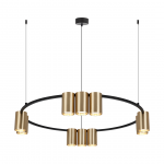 Valgusti rippuv Milagro Genesis ML0375, GU10, 10 x 8 W, must v.