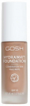 Vedel jumestuskreem Gosh Hydramatt, SPF 15, keskmine tumepunane v., #01, 30 ml