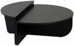 Kohvilaud Nordure Orion, must v., 90 cm x 90 cm x 35 cm