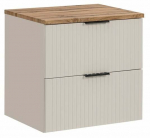 Valamualune vannitoa kapp Adel, tamm v./ka&scaron;miir v., 46 cm x 60 cm x 57 cm