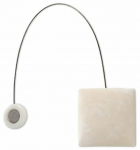Magnetiga kardinahoidja, 6 cm, kreemjasvalge