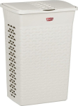 Pesukorv Branq Rectangular, 55 l, valge v., 42.6 cm x 32.1 cm x 61 cm