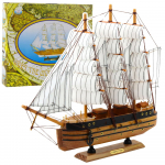 M&auml;ngulaev Lean Toys Obey The Craft Of The Sail, pruun/valge