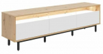 TV-laud Gap, pruun v./valge v., 45 cm x 190 cm x 55 cm