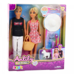 Nukkude komplekt, koos tarvikutega Lean Toys Anlily Leisure Time, 30 cm, mitmev&auml;rviline