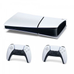 M&auml;ngukonsoolid Sony PlayStation 5 SLIM Digital Edition Slim + 2 juhtmevaba kontrollerit, D, 825 GB, Valge v&auml;rv.