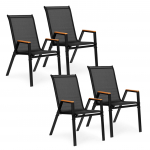 &Otilde;uetoolide komplekt MultiGarden, must v./pruun v., 72 cm x 55 cm x 92 cm, 4 tk.