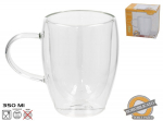 Topeltseinaga klaasist tass Kitchen&GO, l&auml;bipaistev v., 0.35 l