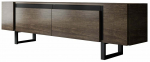 TV-kapp Kalune Design Yildiz, must v./p&auml;hklipuu v., 30 cm x 180 cm x 50 cm