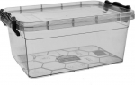 Kaanega hoiukarp, esemete hoidmiseks Orion 10106870, 3 l, hall v., 26.5 x 17 x 12 cm