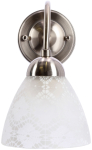 Valgusti seinale Candellux Lighting Cavallo 21-48325, E27, 1 x 60 W, valge v. / nikkel v.