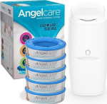 Kahjustatud pakendiga toode. M&auml;hkmekonteiner Angelcare Classic, 5 tk, valge v.