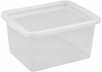 Kaanega hoiukarp Plast Team, 18 l, l&auml;bipaistev v., 33 x 43 x 21.6 cm