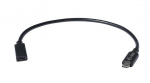 Juhe i-Tec USB-C Extension USB-C 3.1 male, USB 3.1 C female, 0.3 m, must v.
