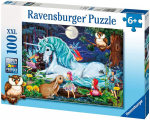 Pusle Ravensburger Enchanted Forest 107933, 49 cm x 36 cm, 100 tk, mitmev&auml;rviline