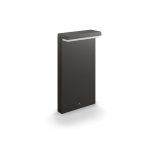 Vabalt seisev v&auml;lisvalgusti Philips Bustan, 4.5W, LED, IP44, antratsiit v., 9 cm x 40 cm
